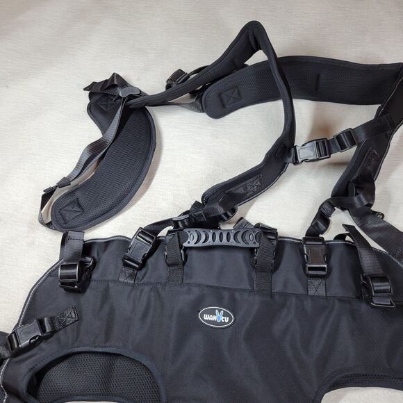 Waktu Dog Carrier Pet Pets Animals Dogs Medium Large Black Transport Luggage - Picture 6 of 11